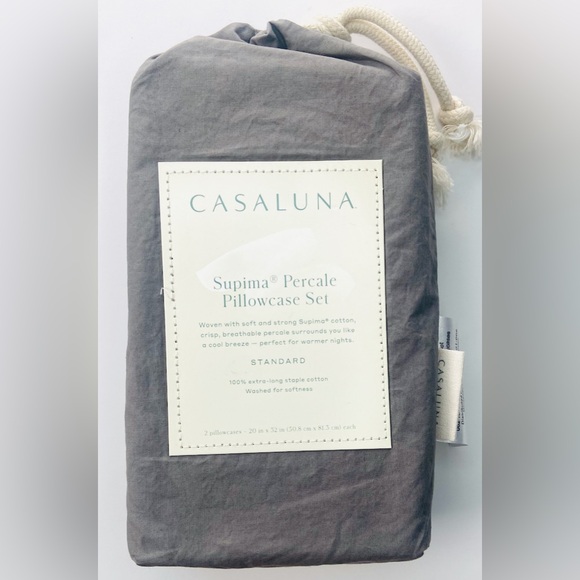 Casaluna standard Pillowcase Set, pick color - Picture 3 of 3